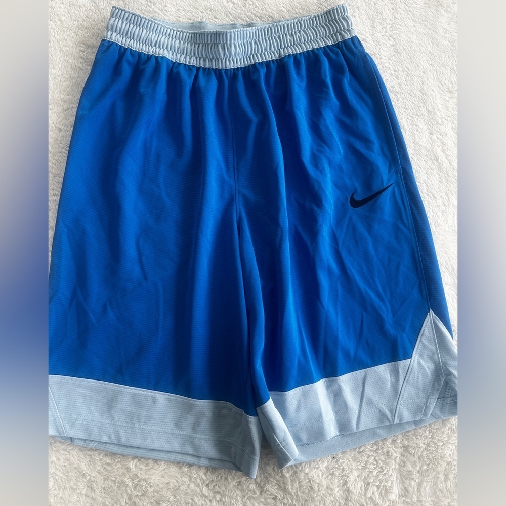 Nike Mens Sz M Blue Color block Dri-fit Crossover Basketball Shorts - Picture 10 of 16